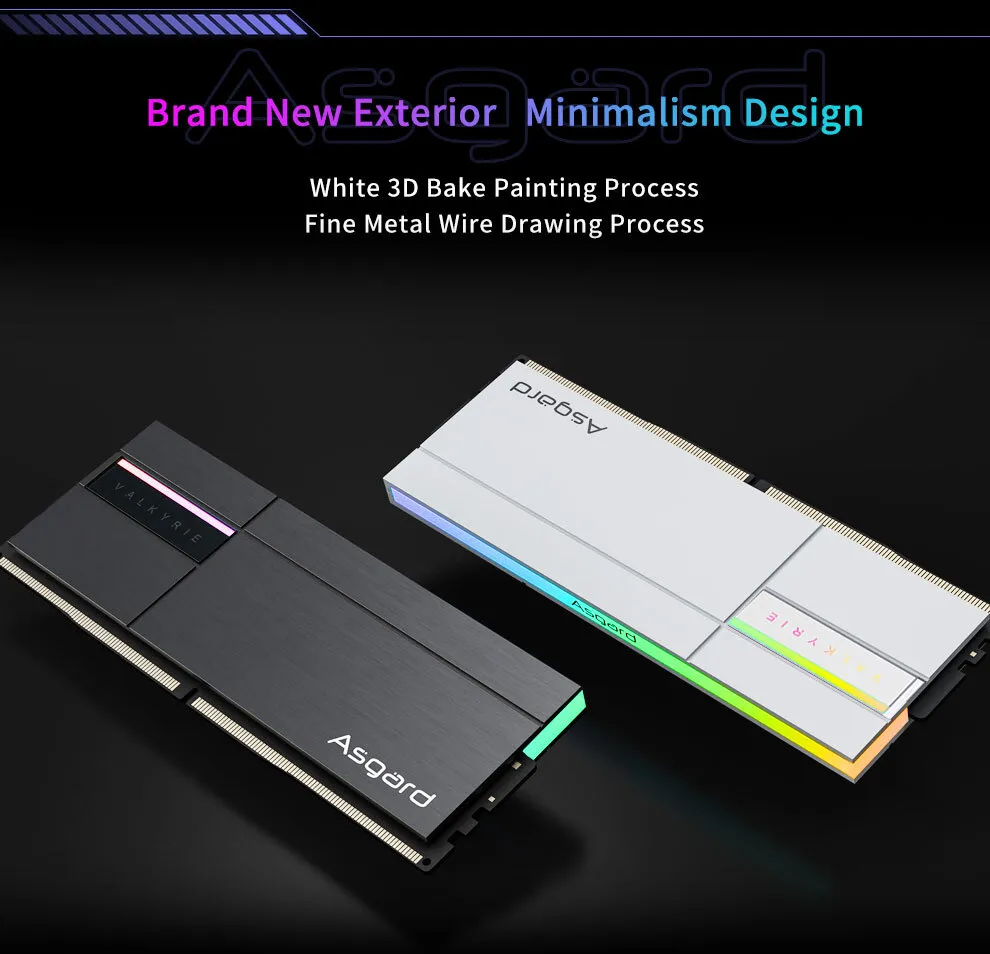 メモリー Asgard Valkyrie II DDR5 6000MHz CL28 32g Asgard Valkyrie II Memoria Ram DDR5 RGB RAM Memory DDR5 RAM PC