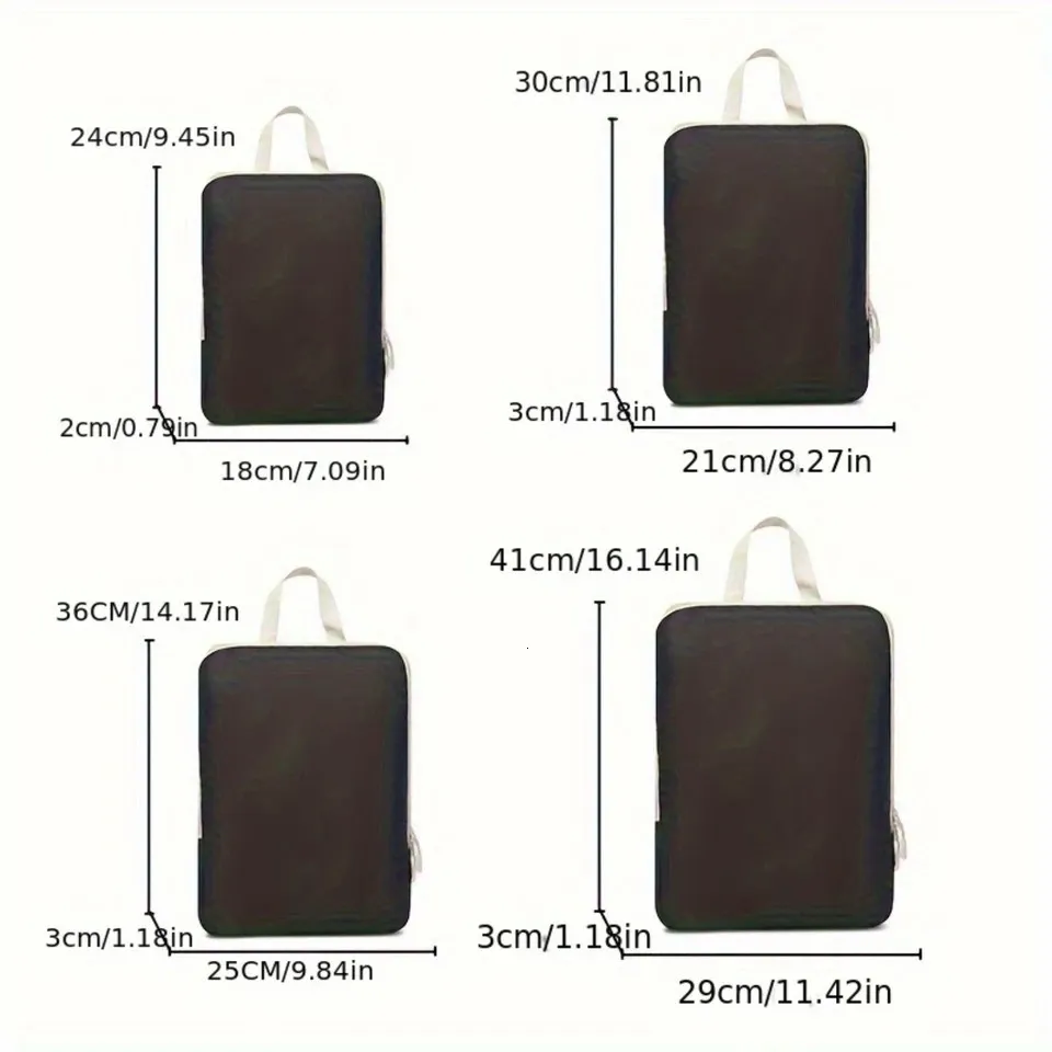 8 Cubi Da Imballaggio Viaggio Set – Organizer Per Valigie In Tessuto Oxford, Borse Portaoggetti Di Grande Capacità, Include Borsa Scarpe E Beauty Case (Beige)