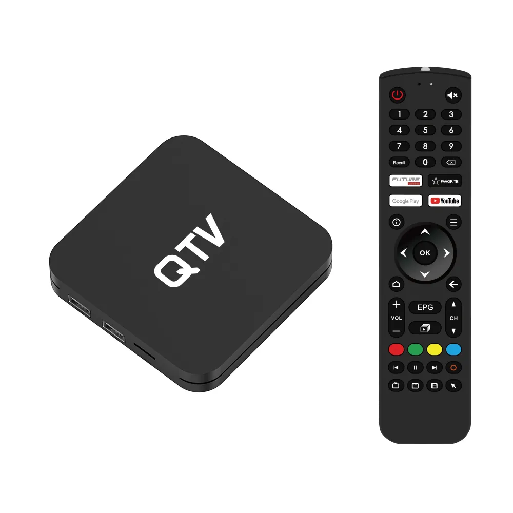 4K Android TV Box, Dual Band WiFi Media Player With Quad Core Processor ...