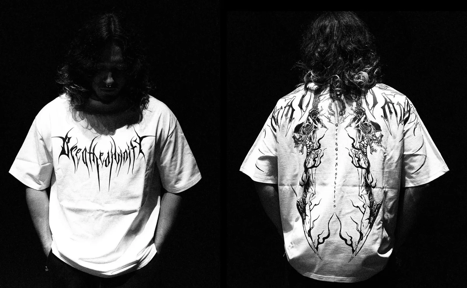 Breathedivinity Shirt GYM Oversized Tee In Black US From Bai06
