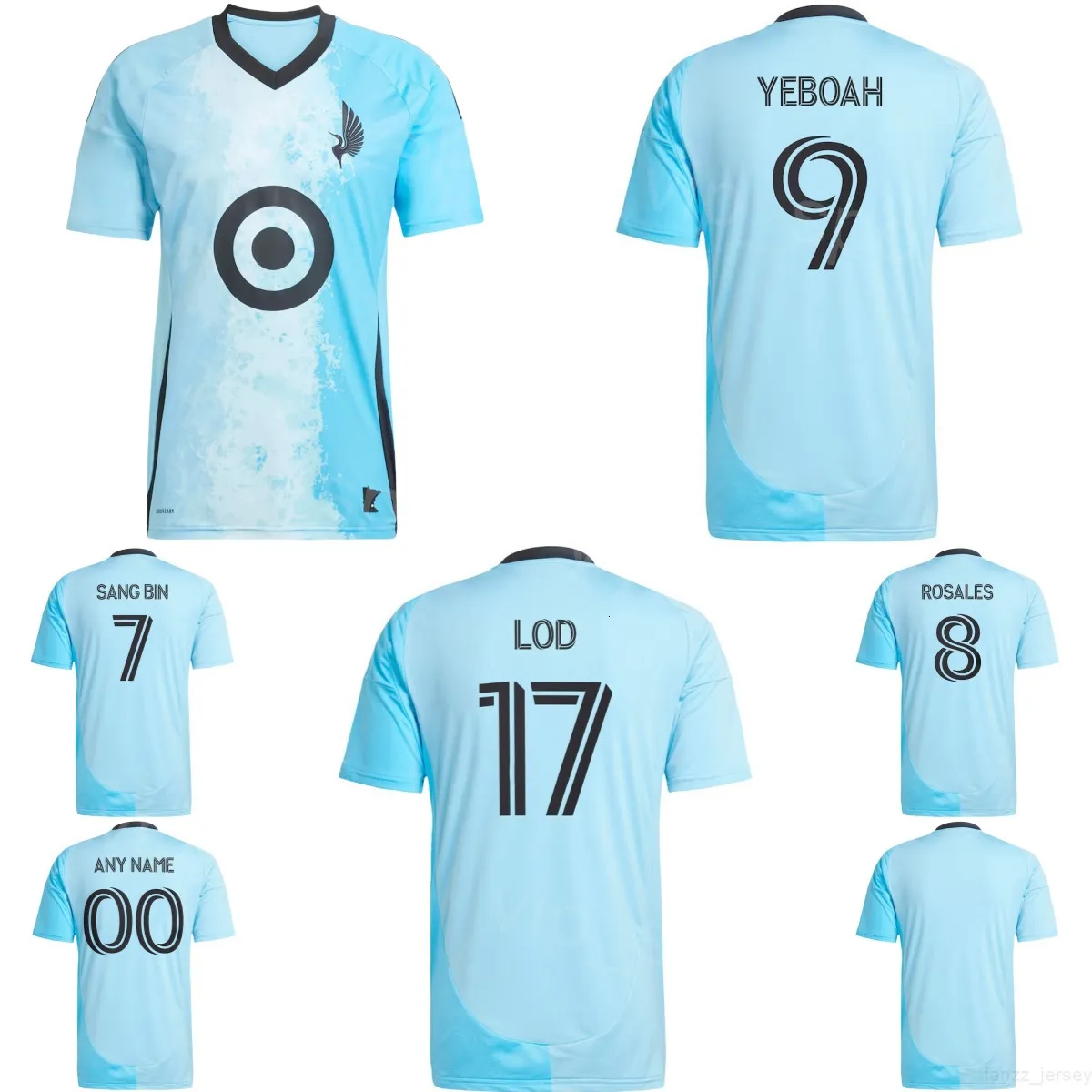 Minnesota United FC Jersey 2025-26 Clair, Boxall, Hlongwane, Dotson,  Yeboah Authentic Soccer Kit, MNUFC Fan Gear