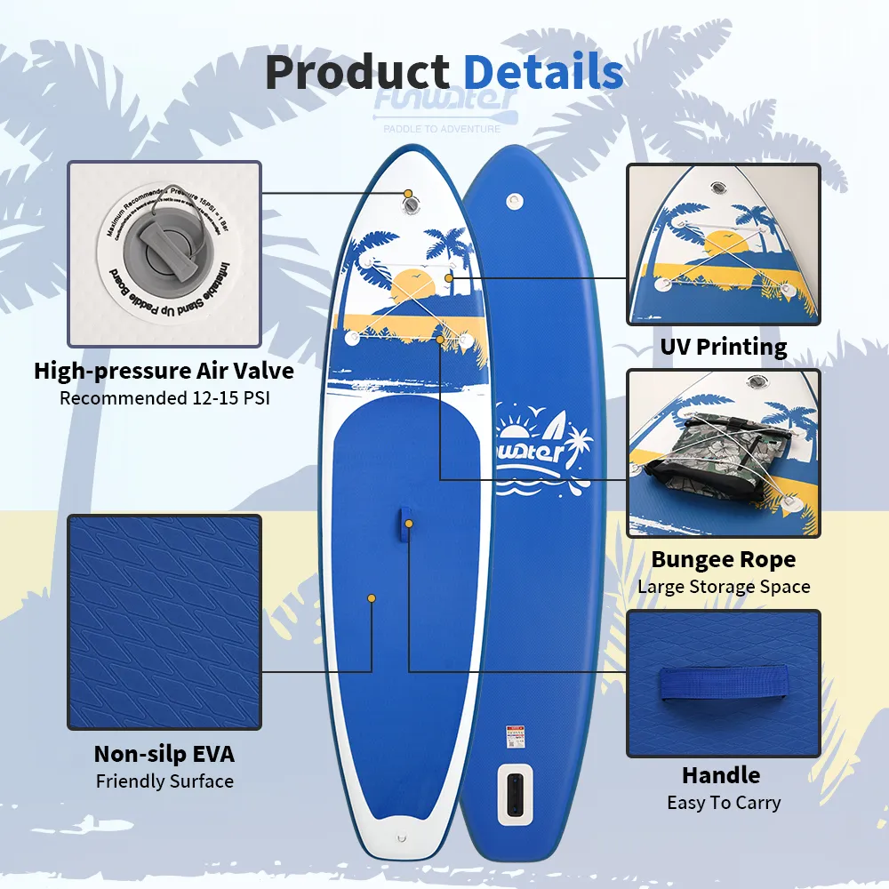 FunWater Paddle Boards SUP Inflatable Stand Up Paddle Board REVIEW: A