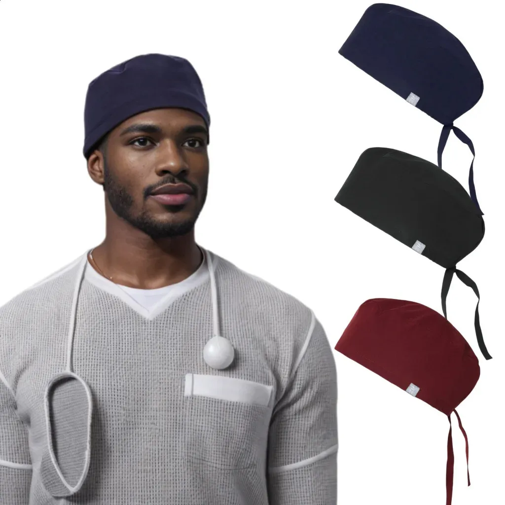 Comfy Cotton Scrub Hat For Women & Men - Adjustable Medical Cap For Salon, Chef, Lab & Grooming - View #6