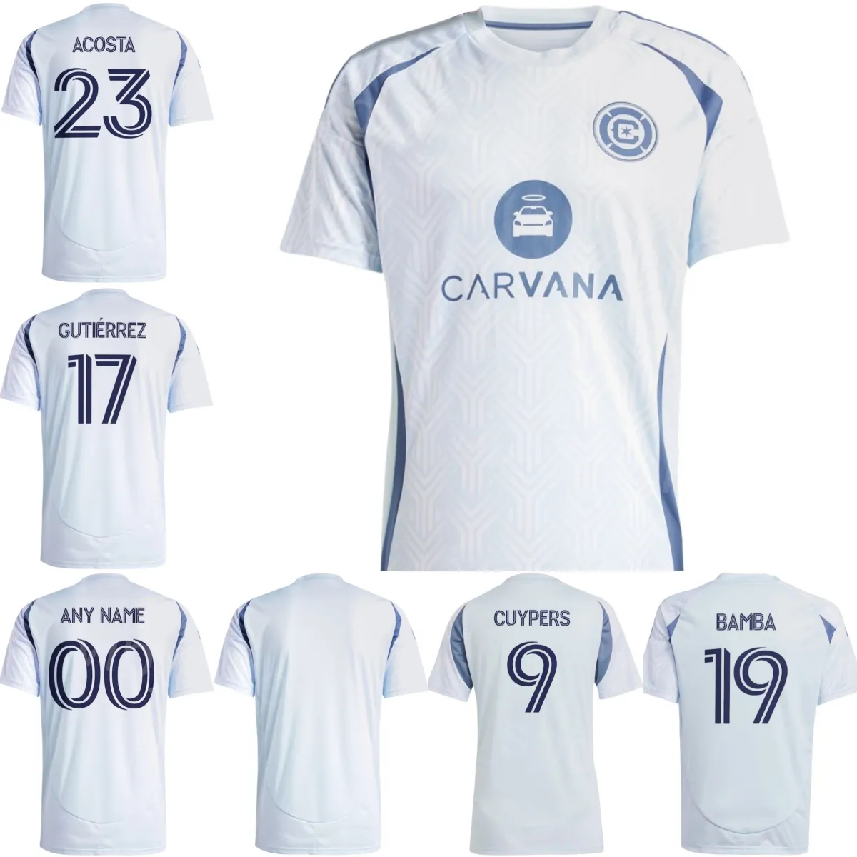 Chicago Fire 2025-26 Soccer Jerseys: Zinckernagel, Brady, Dean