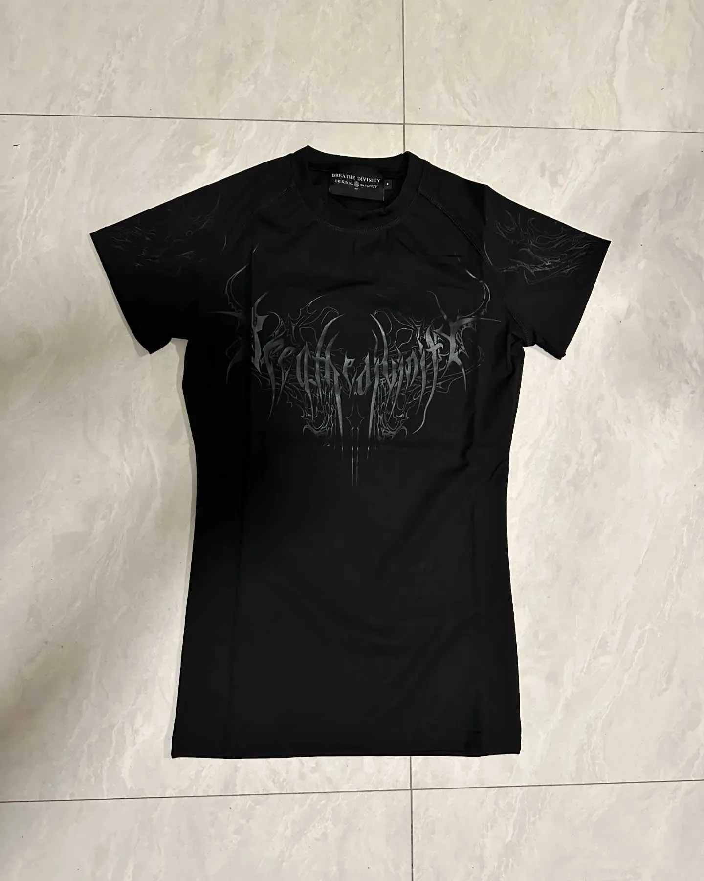 トップス Breathedivinity Evangelion T shirt Breathedivinity Compression Shirt Short Slve Tops Muscle GYM