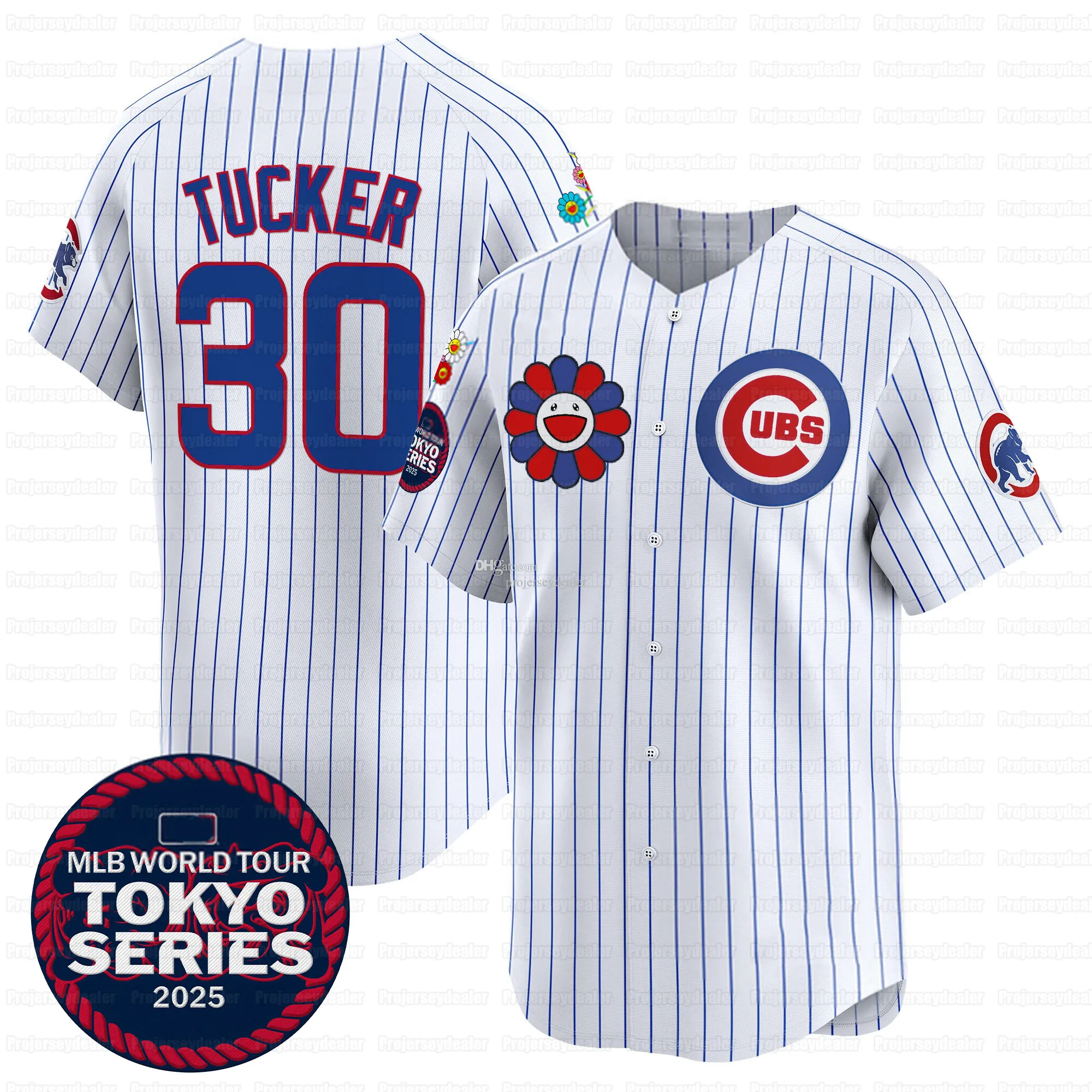 ぽ*様 MLB タカシ・ムラカミ ユニフォーム M Cubs Swanson Nike x Takashi Murakami x MLB World Tour Tokyo Series 2025