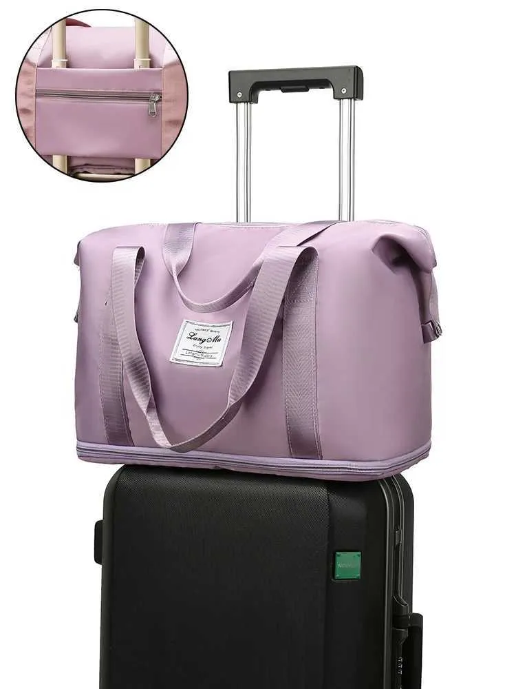 Borsa Da Viaggio Pieghevole Donna &ndash; Impermeabile, Grande Capacit&agrave;, Tessuto Oxford &ndash; Nuova Con Etichette