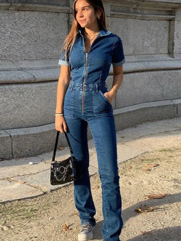 Jean Shorts Destroyed Denim Jumpsuit Sleeveless Denim Jumpsuit Xl Dresfit Jean Jumpsuit Women Sleeveless U Neck Denim  Overalls Summer 2026 Standard