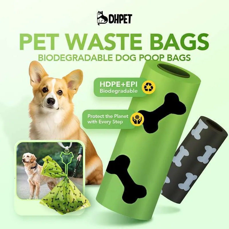 Pet & Posh Compostable Dog Poop Bags - Extra Thick, Leak-Proof, 120 Count (8 Rolls) - View #2