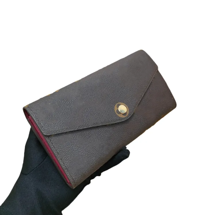 MultiValue Portafoglio da donna, grande capacità, multi porta carte di credito, 2 in 1, con cinturino da polso, con cerniera, fibbia a bacio, portamonete per ragazze e donne, Nero , S, Rétro