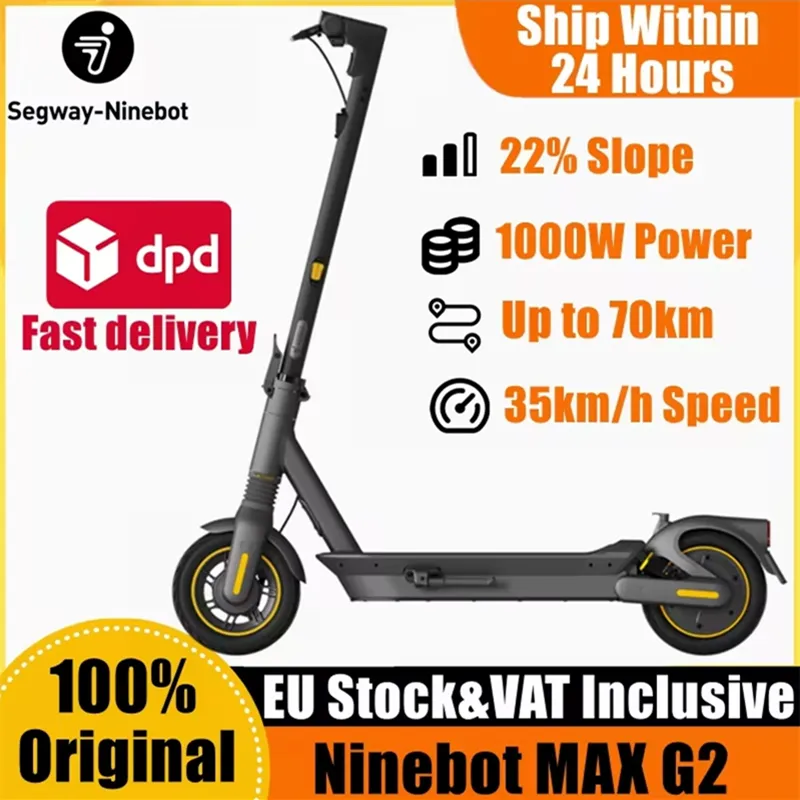EUストックオリジナルNineBot By Segway Max G2 Smart Electric