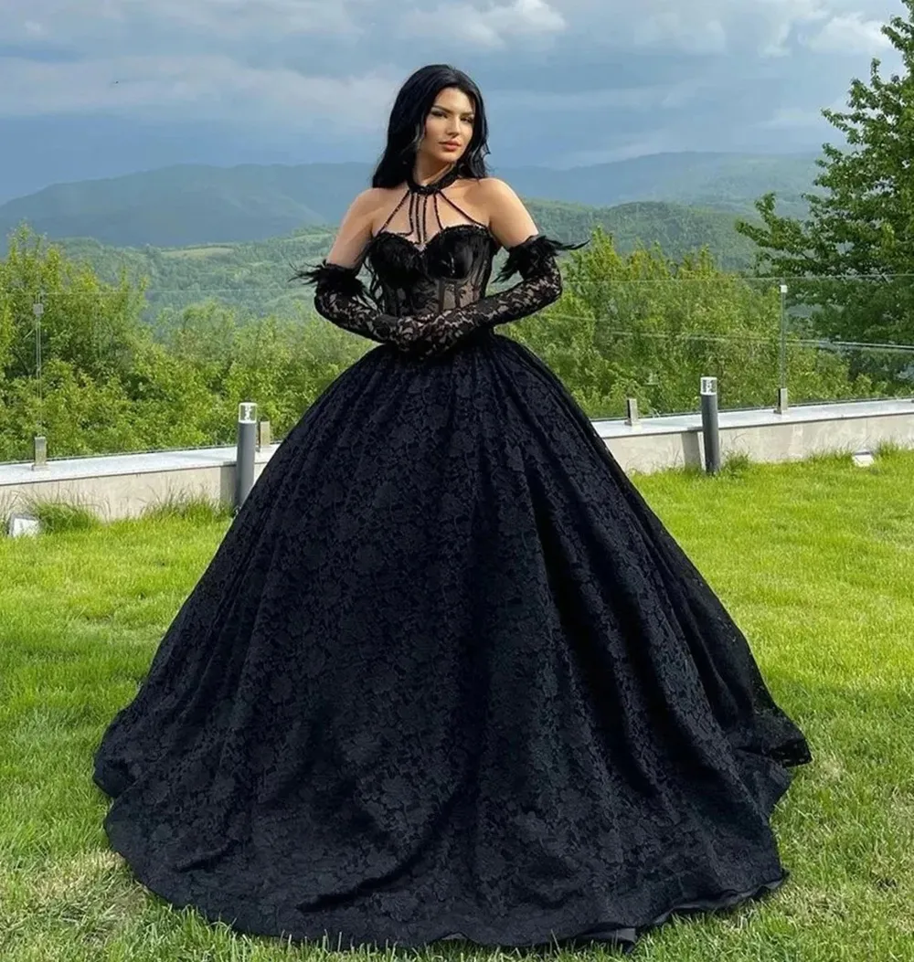 navy blue dress for baby girl Black Corset Gowns
