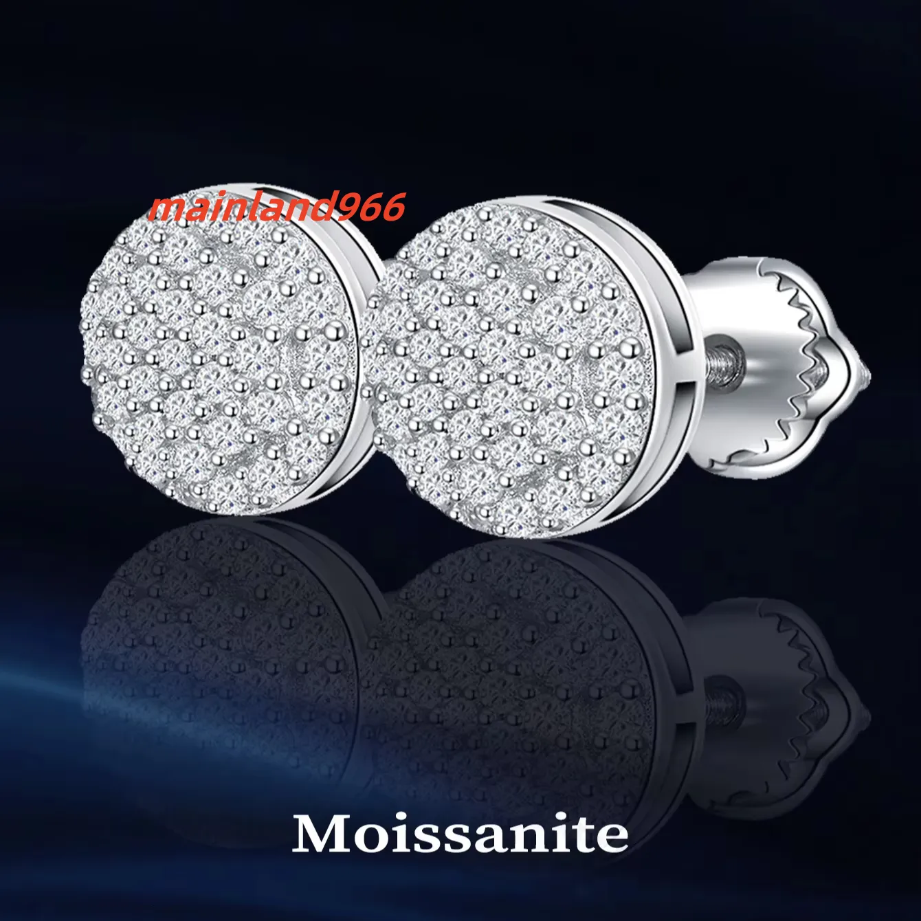 Orecchini pendenti in vera moissanite, orecchini pendenti in