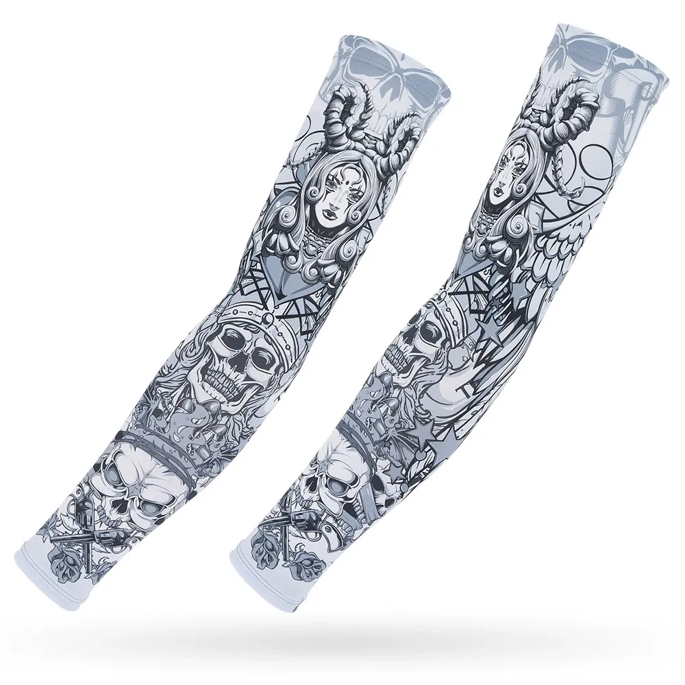 10 Manicotti Raffreddanti Per Braccio Protezione Solare UV - Unisex Sport Outdoor