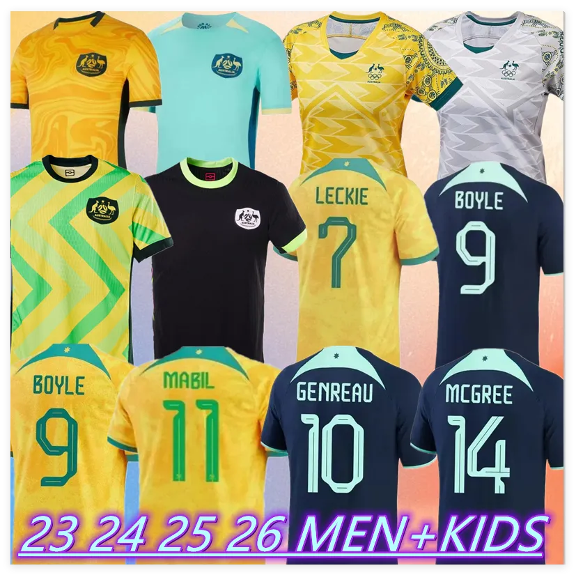Save Big on Bulk Australia Socceroos Jersey Australia National Football  Team Jersey 23 24 25 26 Home Away Mens Kids Soccer Shirt (Souttar,  Metcalfe,