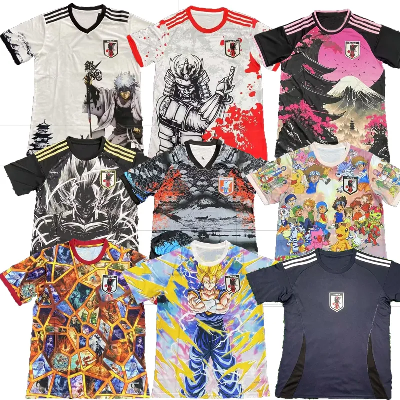 Japan Soccer Jersey 2025 2026 Animation MINAMINO Captain Tsubasa