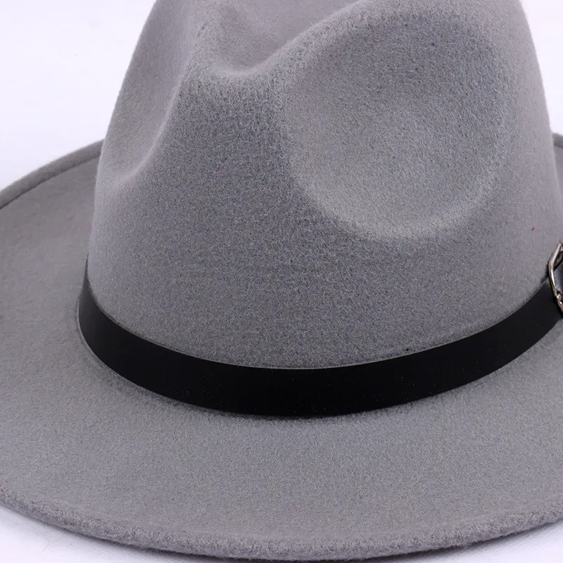 Elegant Womens Fedora Straw Hat with Chain - Sunshade Beach  display picture 2