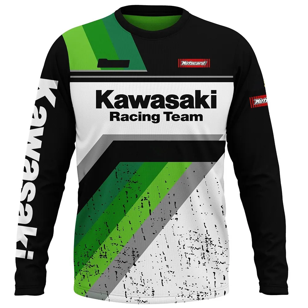 Wholesale Japan Tee Shirts Kawasaki Racing Team Long Sleeve