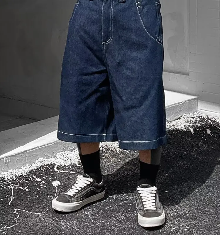 【年中無休】 DHgate.com:Harajuku Oversized Shorts: Denim Hip-Hop その他