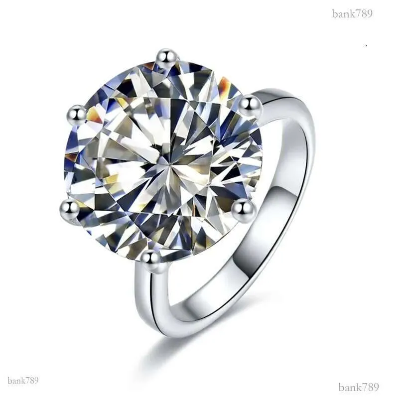 Arrival 10Ct Simulated Diamond Solitaire Engagement Wedding Women Silver Color Ring 22_voghion.com