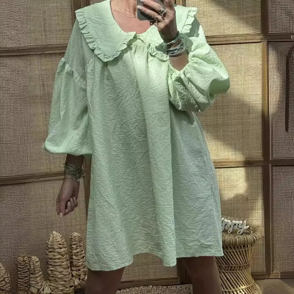 slim fit dress slacks Green Gingham Starlight Midi Dress main image 1