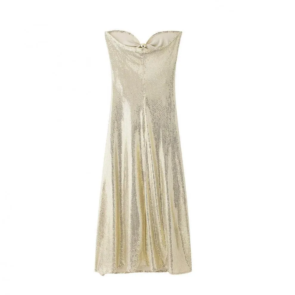 glitter clothes dress SHIMMER SEQUIN MAXI DRESS | CULT MIA main image 1