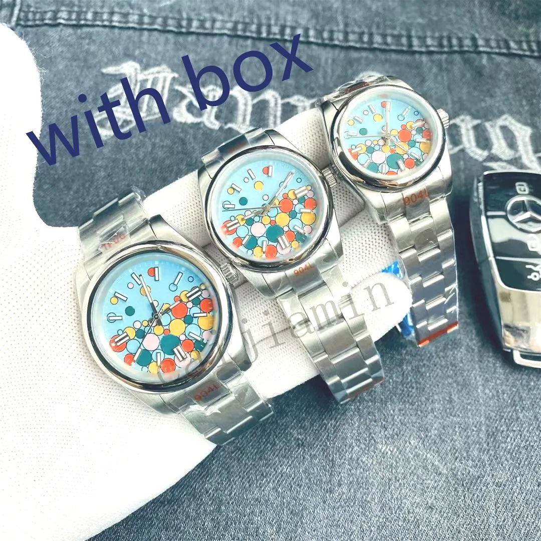 Luxury Blue Balloon Automatic Mechanical Watch 41mm Stainless Steel ...