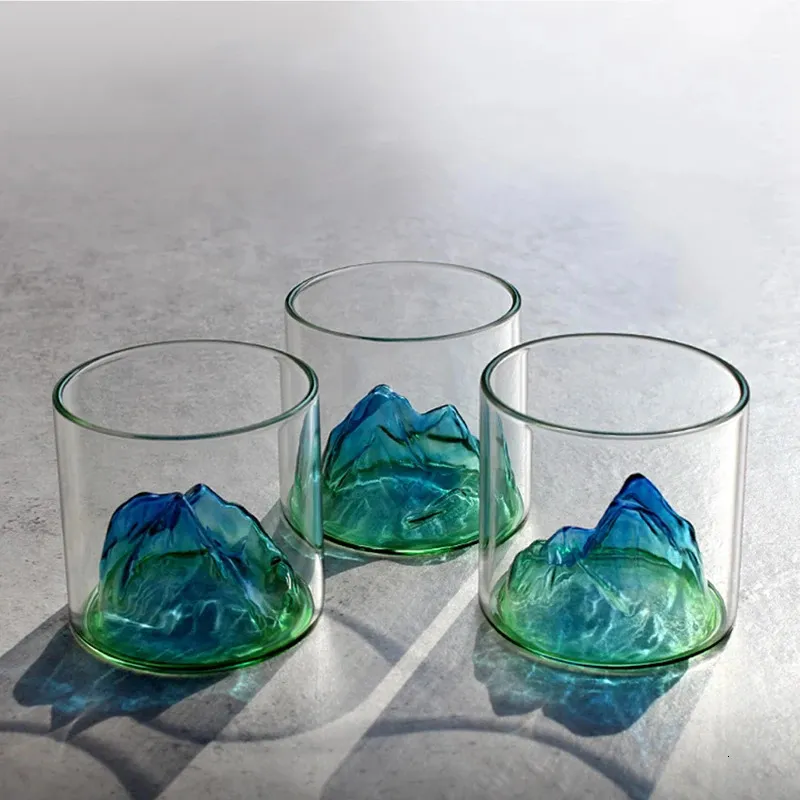 Iceberg Shaped Glasses 3D Mountain View Whiskey... From Xue10, $8.72 |  DHgate.Com