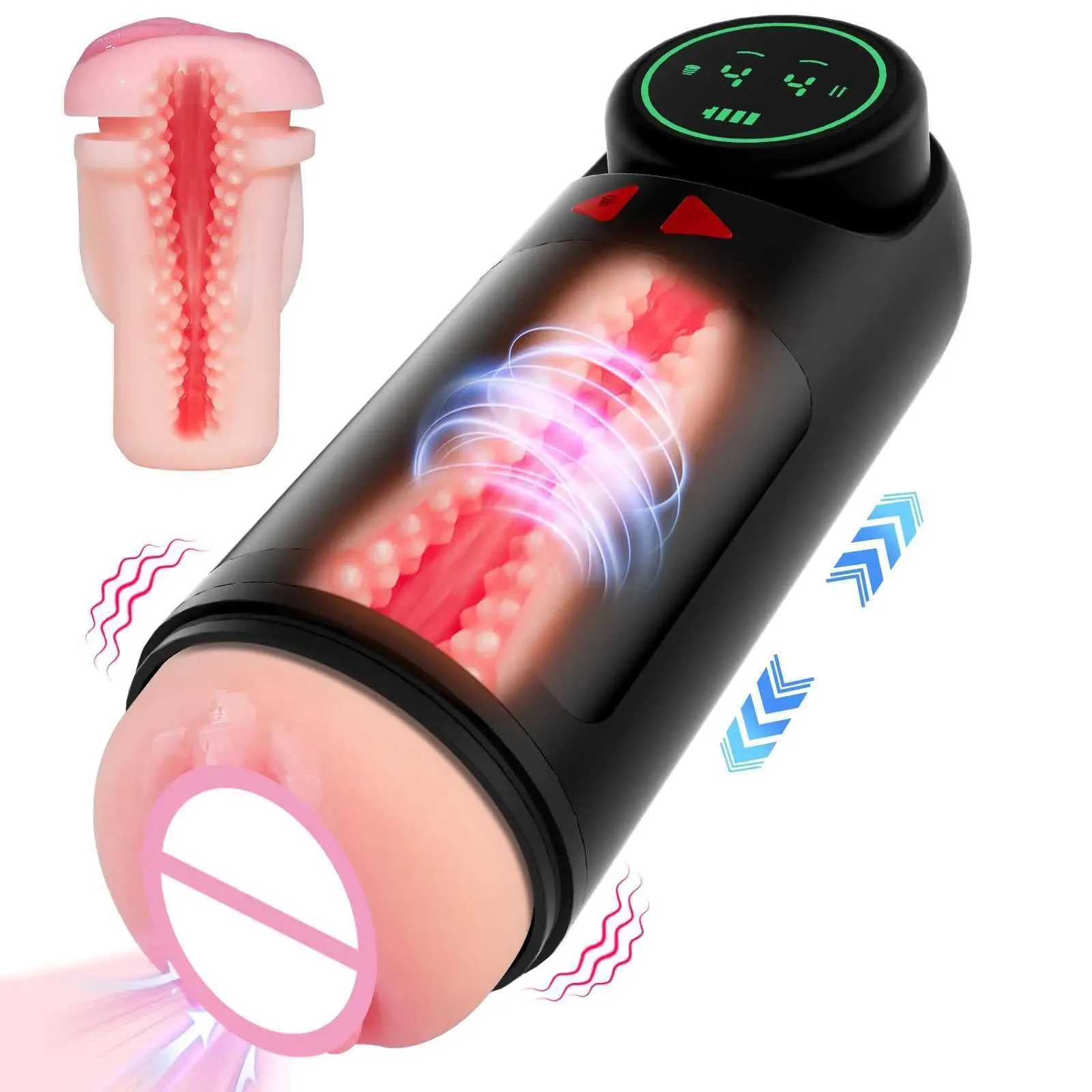 Realistic Vagina Automatic Male Masturbator Pocket... From Fashion_world02,  $19.68