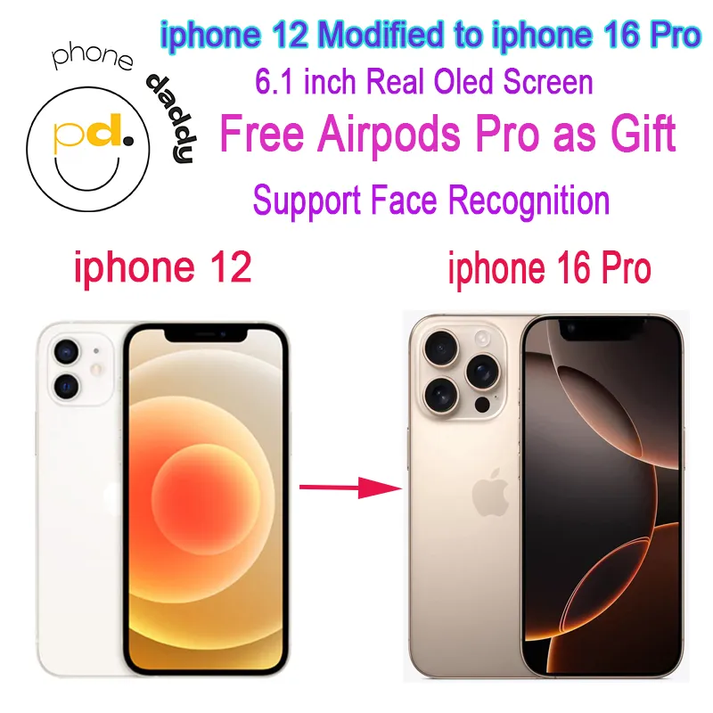 Unlocked 2024 IPhone 16 Pro Style Smartphone 4GB From