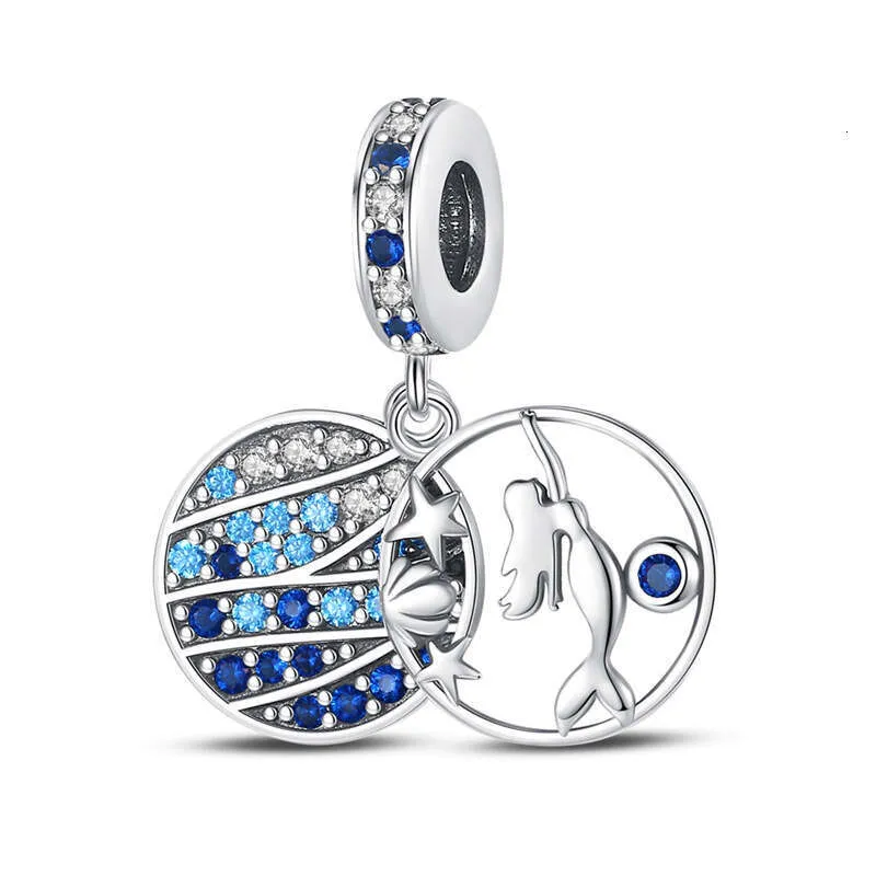 Ocean Theme Charm Set For Sterling Silver Bracelets_voghion.com