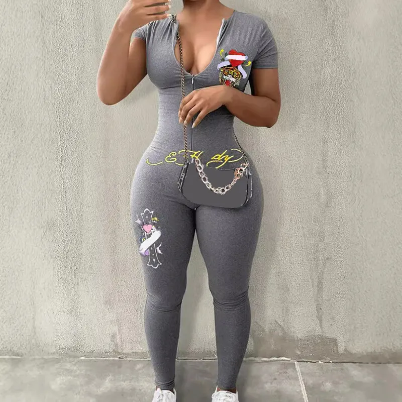 Save Big on Bulk Women's Plus Size Jumpsuits And Rompers Plus Size  Jumpsuits 2025 Spring Rompers Printed Jumpsuit: Short Sleeve Bodysuit, Long  Pants