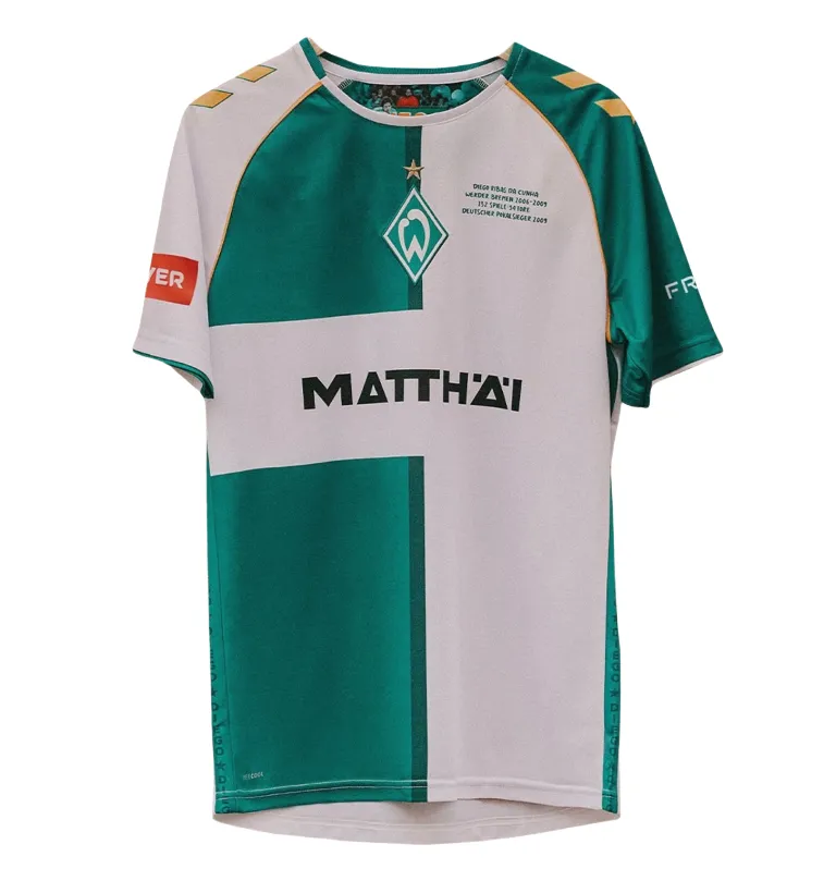 Maglia Trasferta Hummel Werder Brema 2025/2026 &ndash; Uomo E Bambino &ndash; Bianco Crema