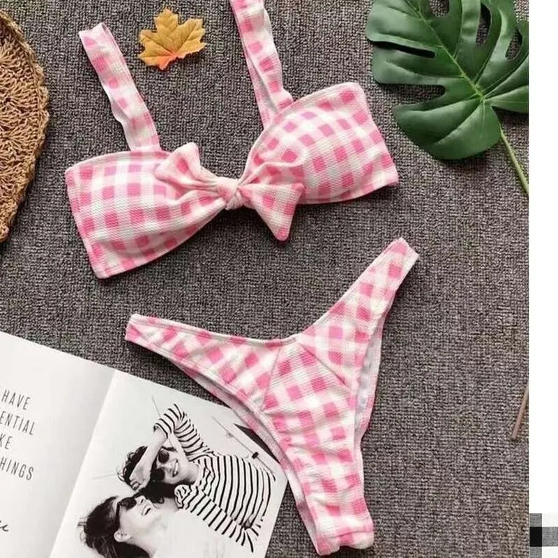Micro Bikini Push Up Swimsuit Set Brazilian Style Starfish Print Sexy ...