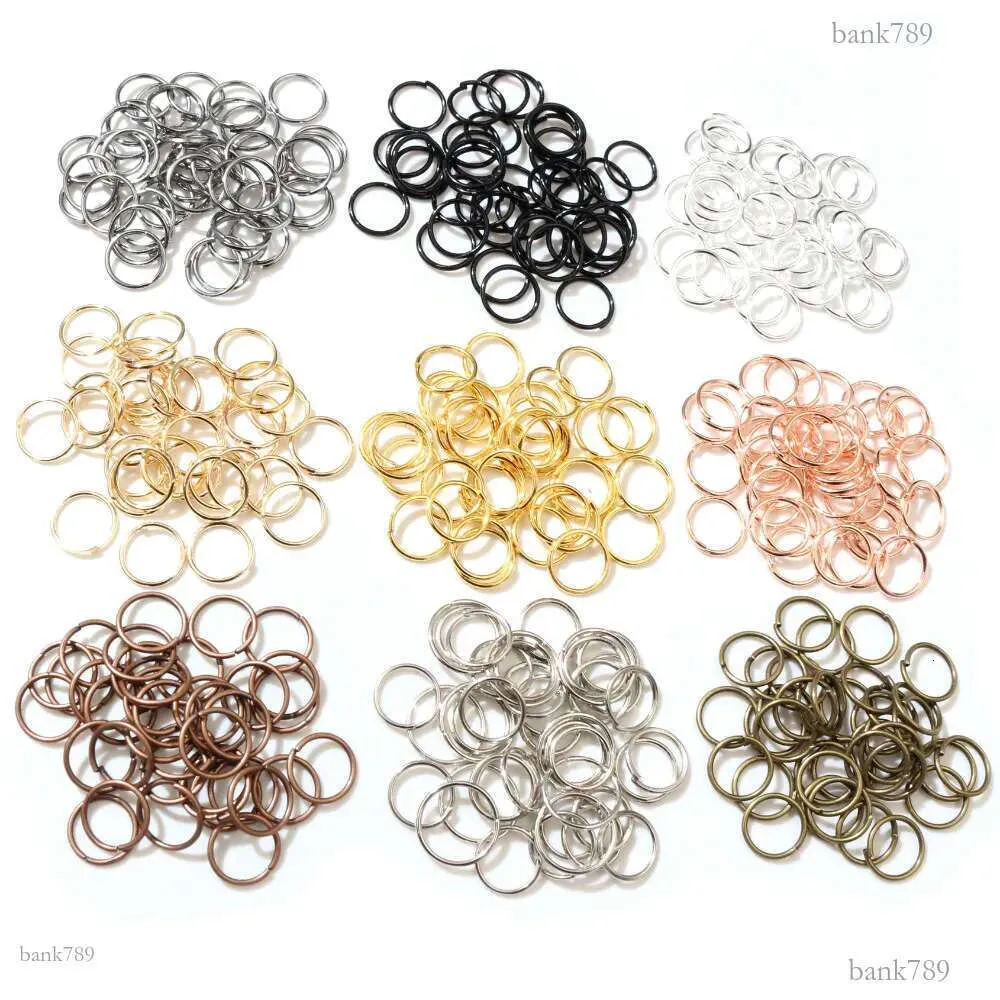 200Pcs/Lot 7Mm Metal DIY Findings Open Single Loops Jump Rings Split Ring For Jewelry Mak_voghion.com