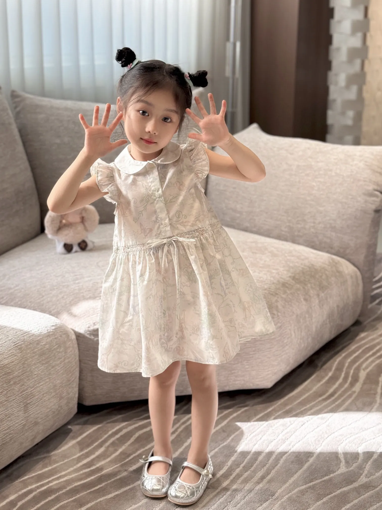 knit material dress Nyra Silk Maxi Dress Off White main image 0