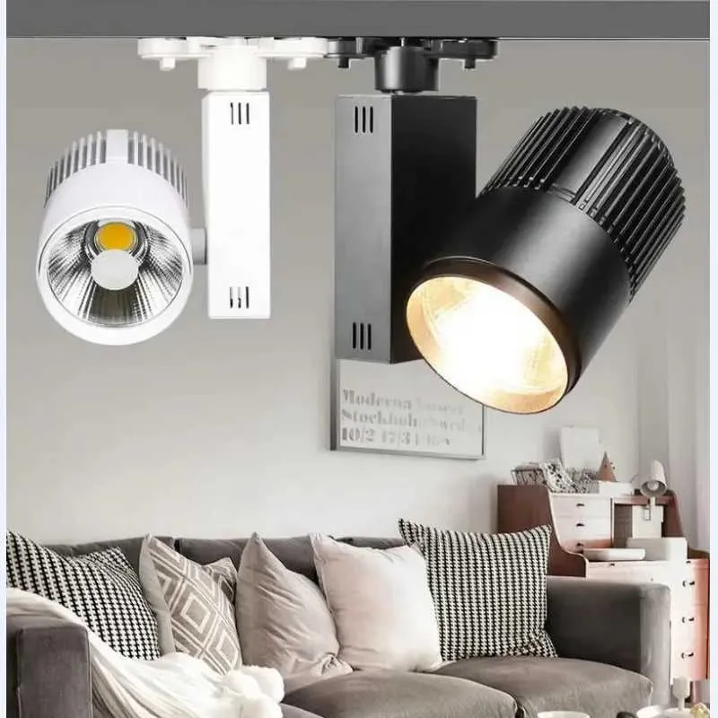 Z250312 Aluminum Rail Track Lights 40W COB LED... From Urban_sweetheart ...