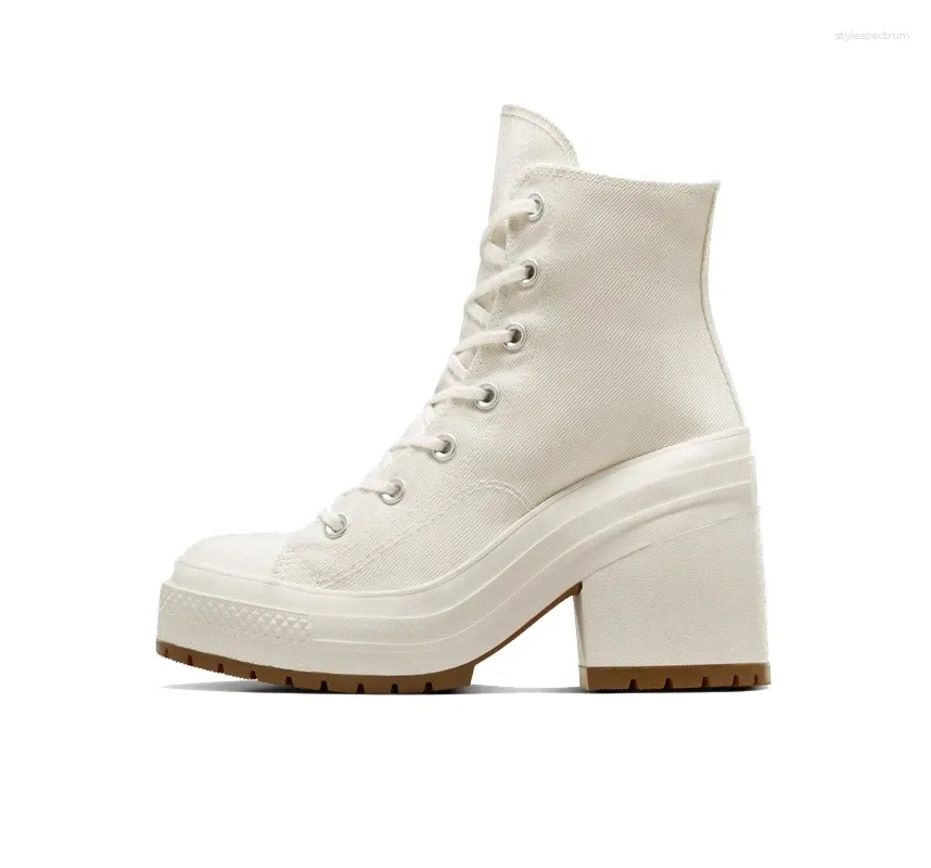 Lässige Damen-Plateau-Sneaker, Luxusmarken-Stiefel, modische Outdoor-Skateboard-Sneaker, High-Top-Canvas-Sneaker, Übergröße 36_voghion.com