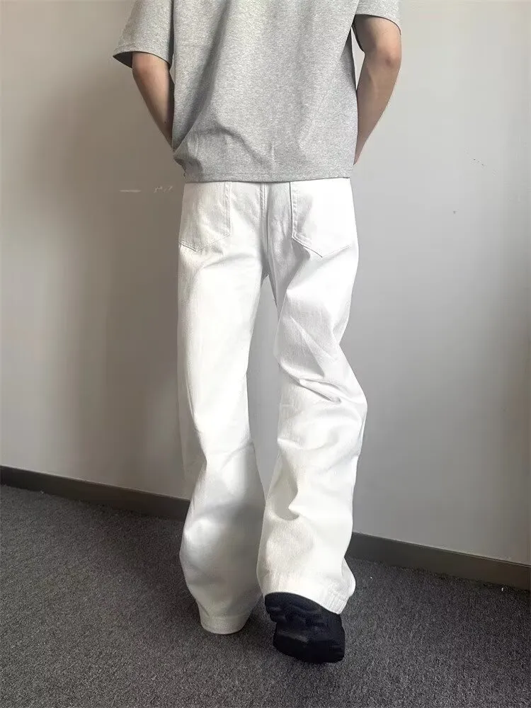 Pantalones Chinos Outfit Con PantalÃ³n Blanco Para Hombre Pantalón