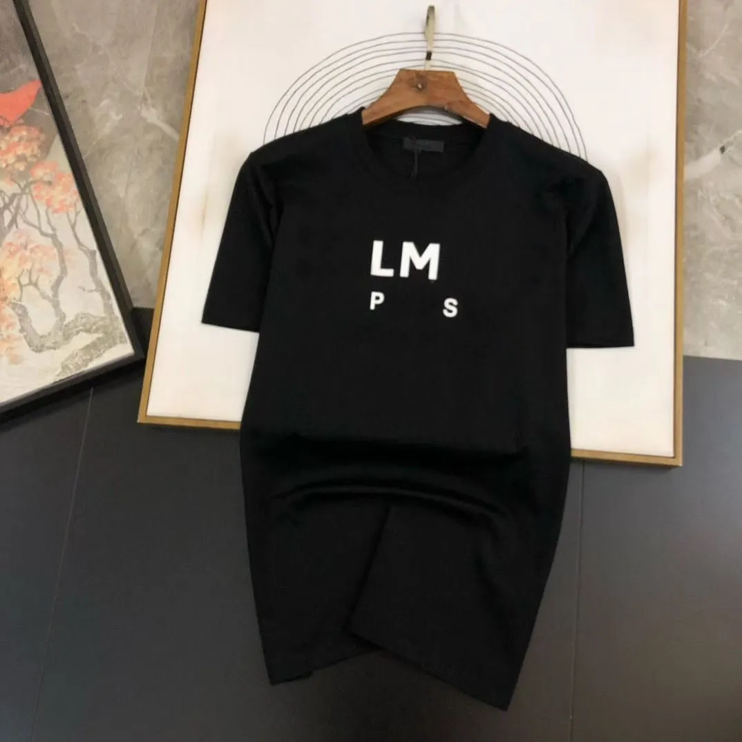 AMIRI トラック コットン Tシャツ AMIRI】コットン MAロゴプリント クルーネック Tシャツ