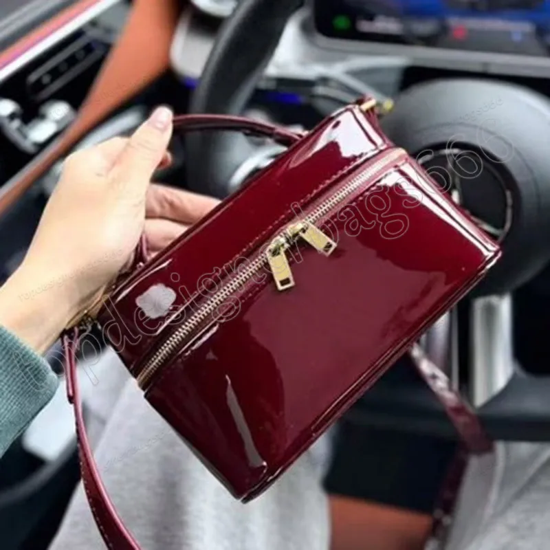 Designer Womens Black Leather Crossbody Lino Perros Handbags