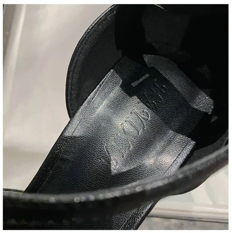 Elegant Leather Women's Pointed Toe Slingback Heels For Office_voghion.com