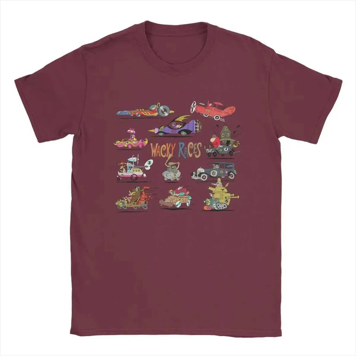 T-shirt Wacky Races Homme 3XL Gris Chiné - Dessin Animé - Neuf Avec Étiquettes TV5209