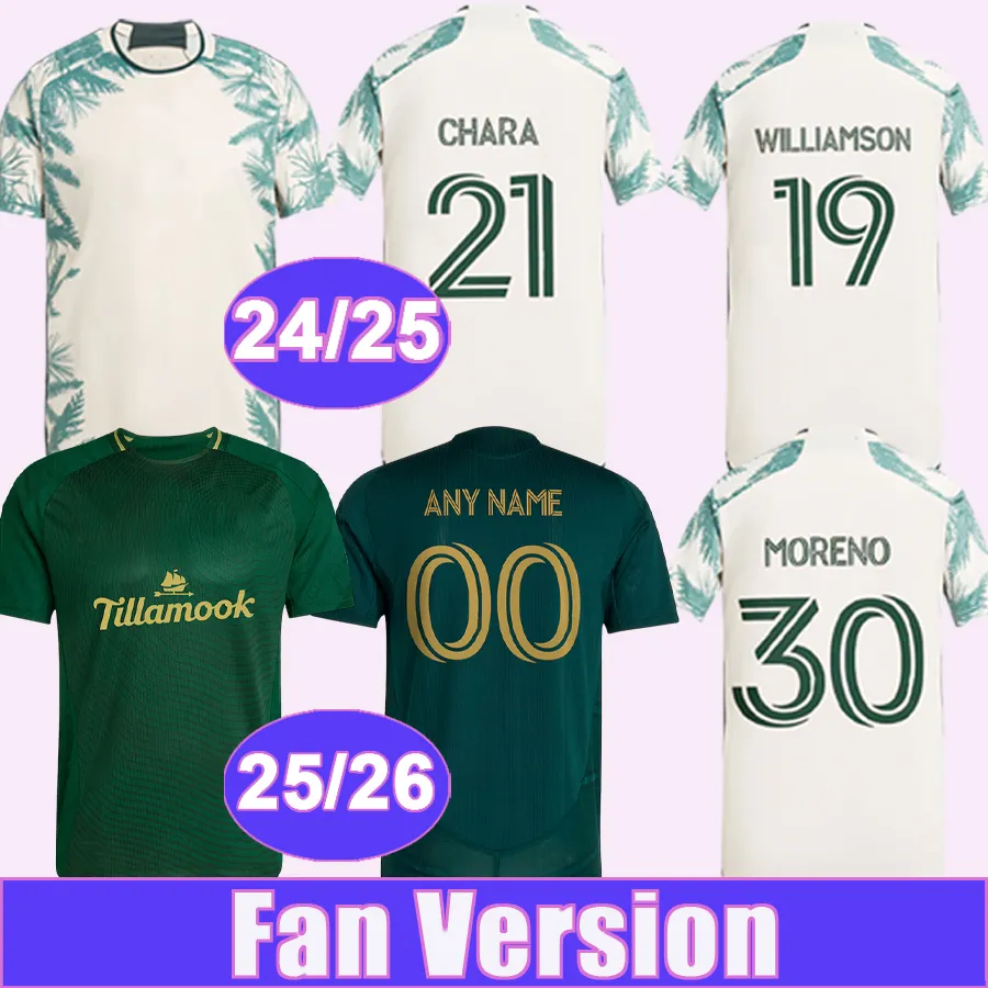 2024 Portland Timbers Away Football Jersey Red Short Sleeve Soccer