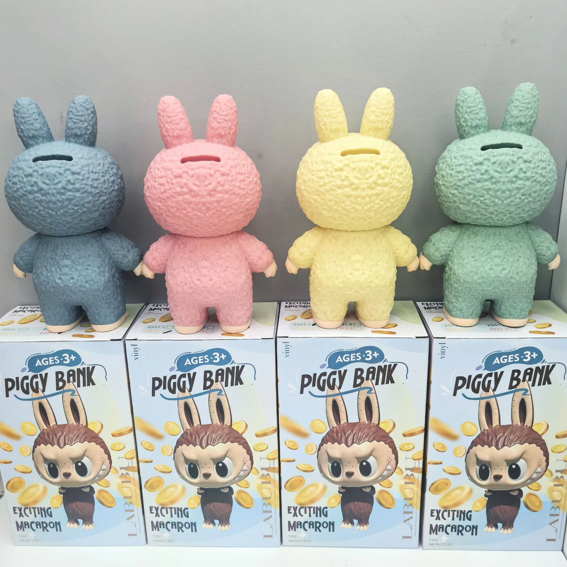 Labubu Savings Bank - Cute Coin Bank, Collectible Doll Figurine, Kids Money  Saving Box, Student Desktop Ornament, Fun Gift Idea from Dhgate Blind box -  price 9.55