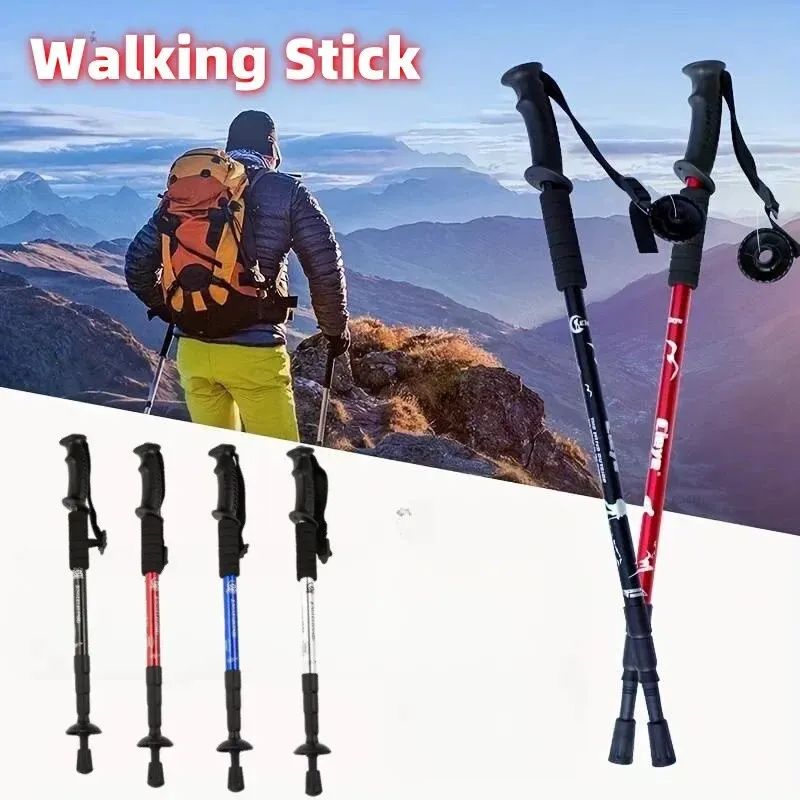 Hiking Pole Shockabsorbing Foldable Ultra Light Hiking Suitable