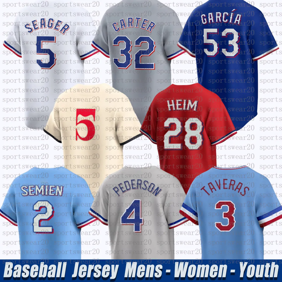 Save Big on Bulk Tx Rangers Jersey Baseball Jersey Inspired By Texas City  Connect Uniforms For Fans Of The Game And The Lone Star State Best Deals 