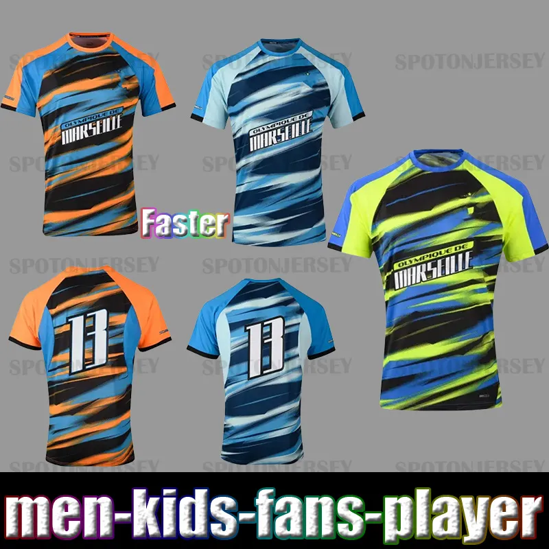 OM Marseille 2025/26 Orange Soccer Jersey - Official Player