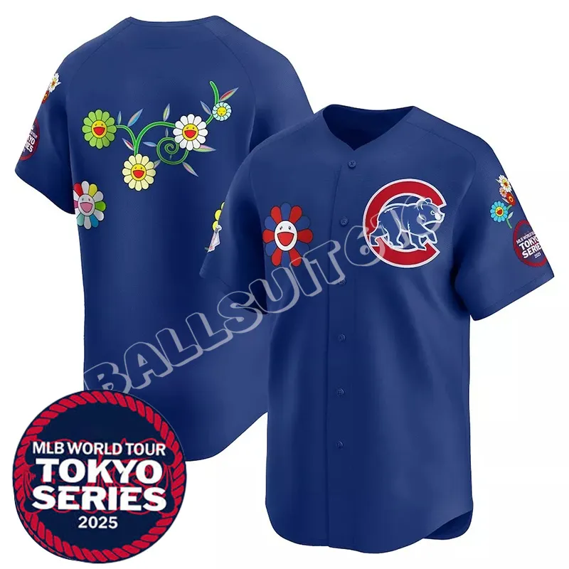 Shohei Ohtani Yoshinobu Yamamoto Dodgers Jersey Tokyo Series Cubs
