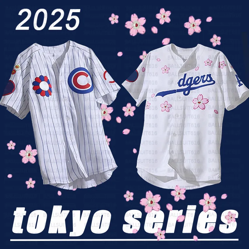 Shohei Ohtani Yoshinobu Yamamoto Dodgers Jersey Tokyo Series Cubs
